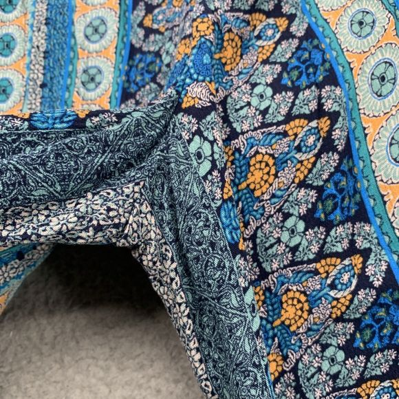 Knox Rose Women XXL Boho Pull On Pants Floral Wide Leg Bohemian Hippy Festival - Picture 16 of 16